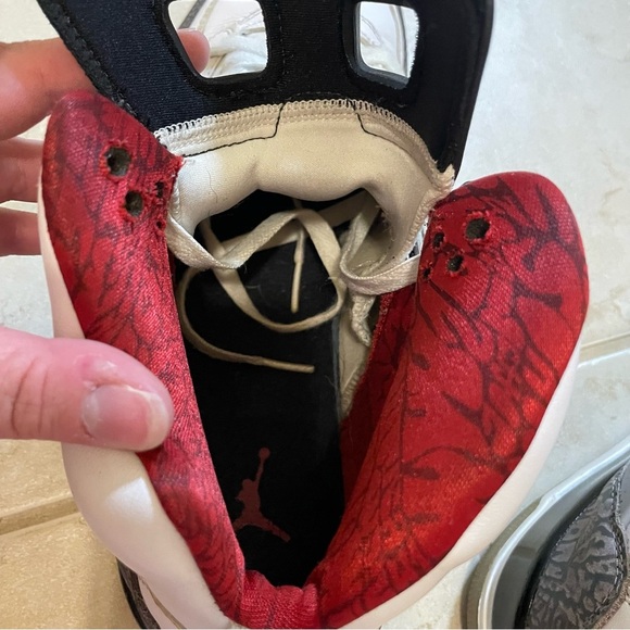 Nike AirJordan Retro Spizike White Cement HighTop Sneakers Basketball Size 11 - Picture 11 of 16